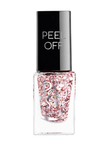 Esmalte peel off rose glitter 5151 - 5ml