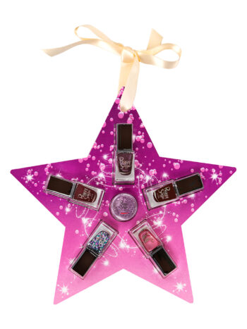Estrella de Navidad 5 mini esmaltes de uñas 2019