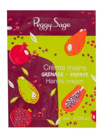 Muestra crema de cuidado para manos granada / papaya