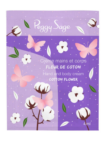 Muestra Crema para manos y cuerpo flor de algodón 4ml