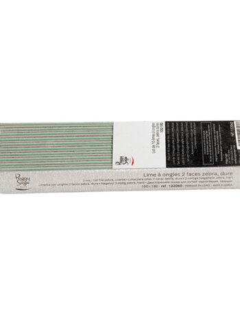 Lote 10 limas para uñas 2 caras 100/180, zebra