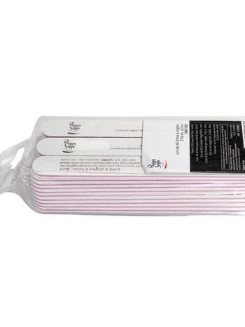 Lote 30 limas para uñas 2 caras  100/100, blanco