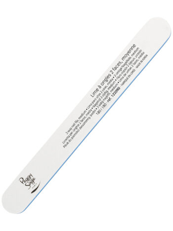 Lima para uñas 2 caras 180/180, blanco