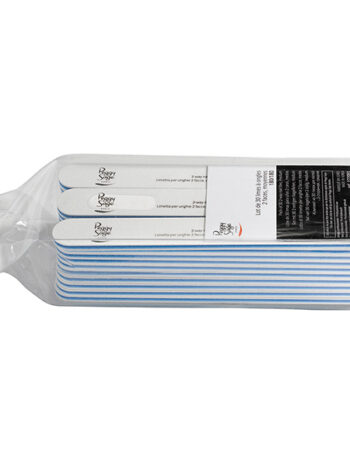 Lote 30 limas para uñas  2 caras 180/180, blanco