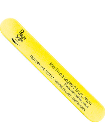 Mini lima para uñas fluo yellow
