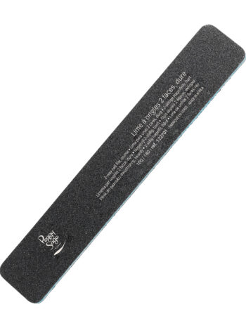 Lima para uñas rectangul. 2 caras 100/180, negro