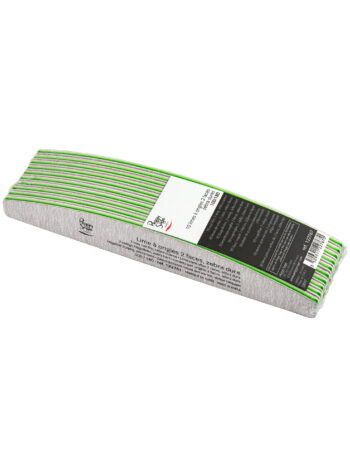 Lote 10 limas para uñas 2 caras, zebra dura 100/180