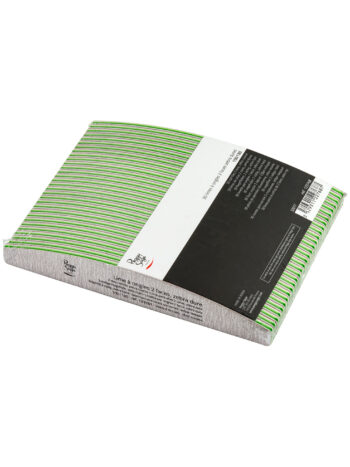 Lote 30 limas para uñas 2 caras, zebra dura 100/180