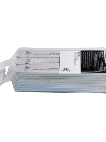 Lote 30 limas para uñas 2 caras 180/180, zebra