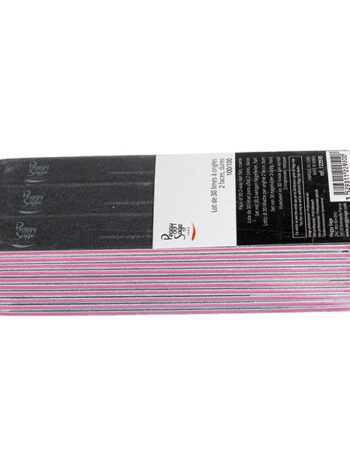 Lote 30 limas para uñas 2 caras 100/100, negro