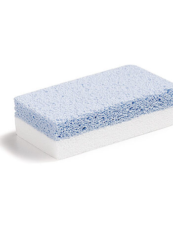 Piedra pomez blanca/azul manicura y pedicura