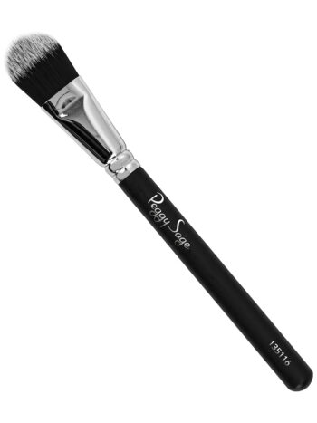 Pincel base de maquillaje - plano y redondeado - 21mm