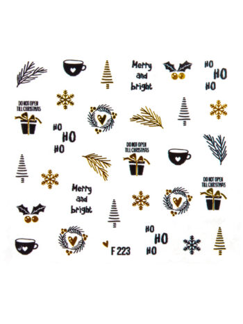 Water decals - calcomanías para uñas Christmas 2020