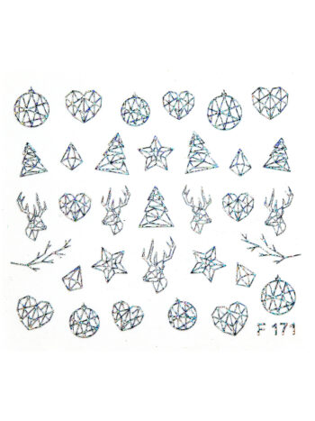 Water decals - calcomanías para uñas Christmas 2020