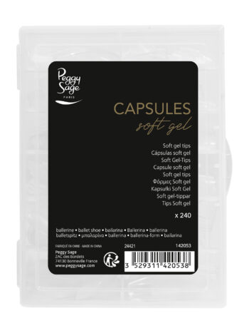 Cápsulas Soft gel - bailarina 240 uds