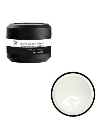Gel UV&LED para uñas French manucure extra blanco 5g