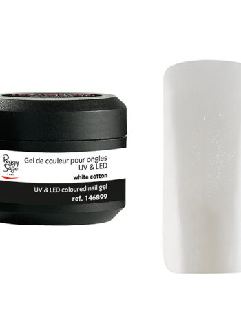 Gel UV&LED color para uñas white cotton 5g