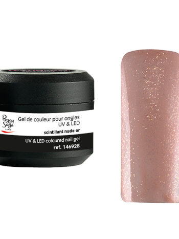 Gel UV&LED color para uñas scintillant nude or 5g