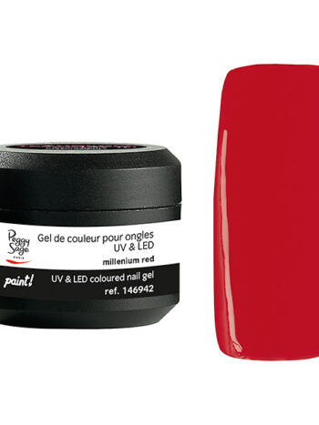 Gel de color paint millenium red para uñas UV&LED 5g