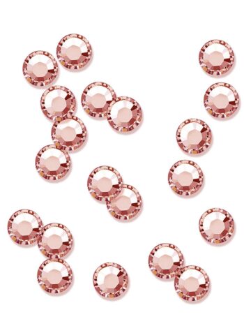 20 strass para uñas blush rose SS5
