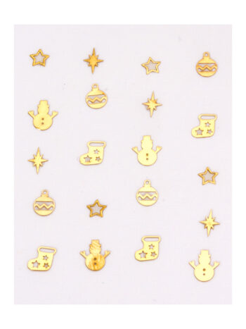 Adornos adhesives para uñas metallic 2019