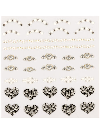 Adornos adhesives para uñas jewel