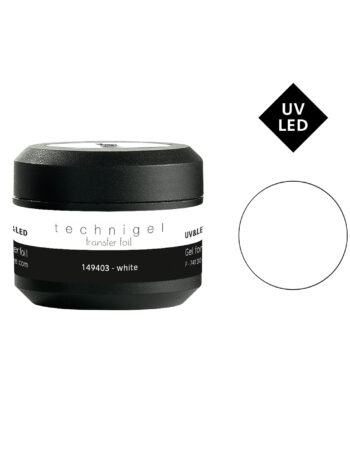 Gel UV/LED para uñas transfer foil - black