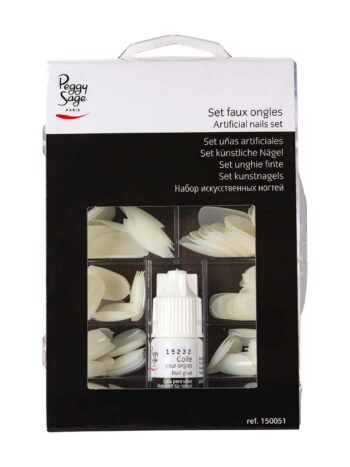 Set de 200 uñas artificiales + cola