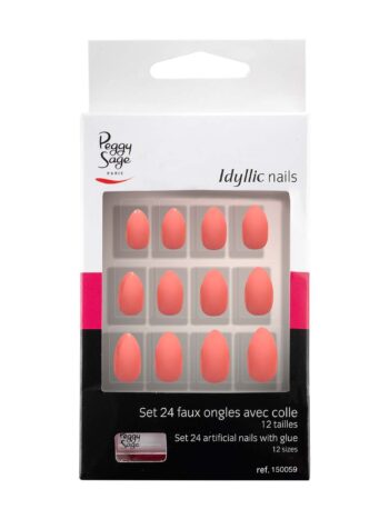 Set 24 uñas artificiales Idyllic nails pink stiletto