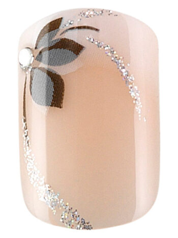 Set 24 uñas artificiales Idyllicnails shiny flower