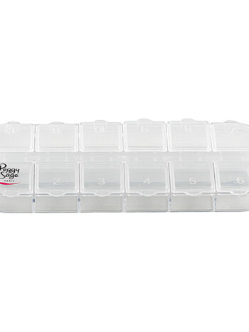 Caja nail art 12 compartimentos