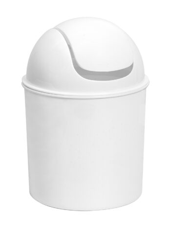 Cubo de basura de plástico para mesa