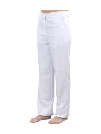 Pantalón de estética blanco S