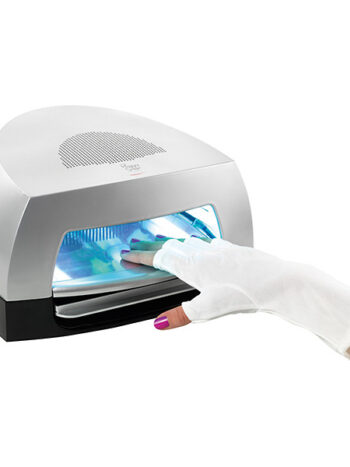 1 par de guantes de protección anti UV manicura M