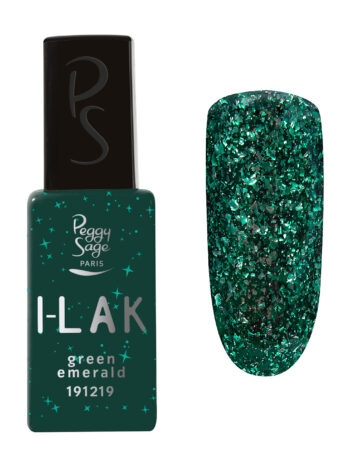 I-LAK soak off gel polish green emerald - 11ml