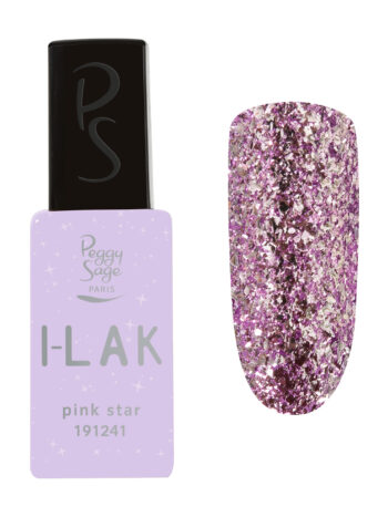 I-LAK soak off gel polish pink star 11 ml