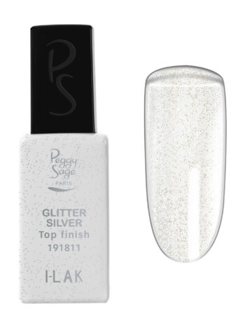 Top Coat Glitter silver  - 11ml