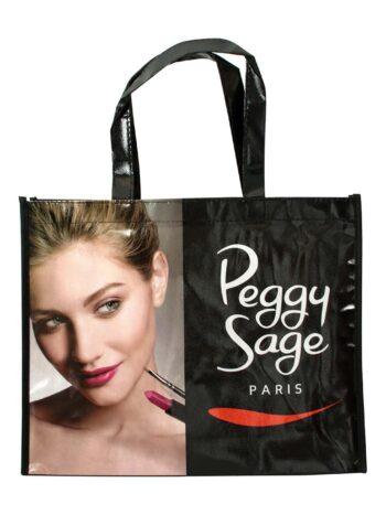 Bolsa reutilizable de tela no tejida "look pola"