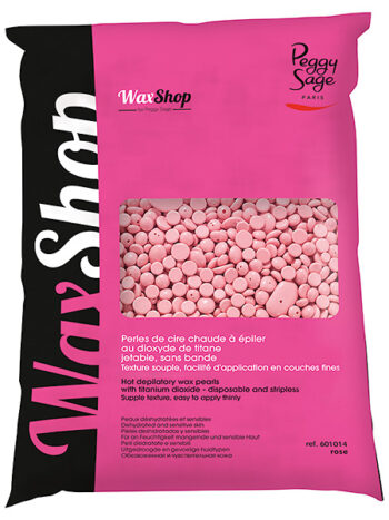 Perlas de cera depilatoria caliente 800g rose