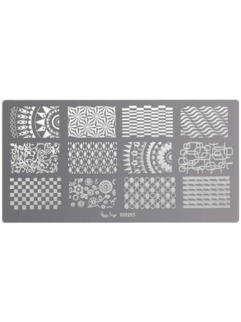 Placa de stamping nail art 3