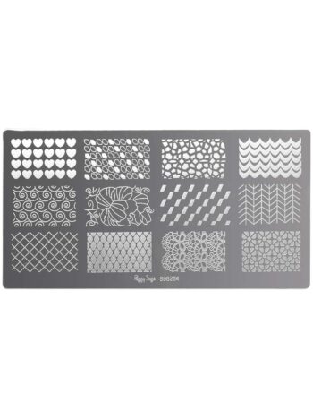 Placa de stamping nail art 4
