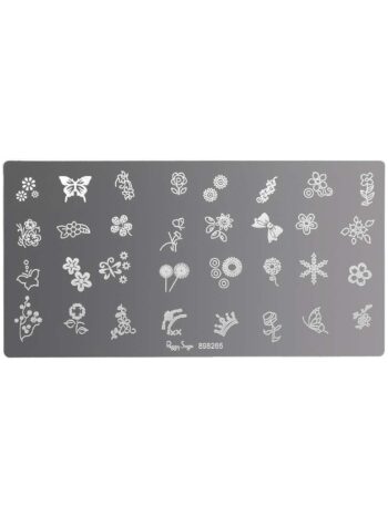 Placa de stamping nail art 5