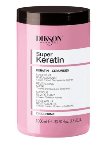 DIKSOPRIME Mascarilla Revitalizante con Keratina (vegetal) y Ceramidas 1000 ML