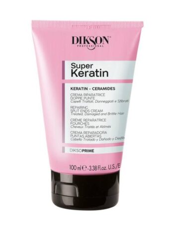 DIKSOPRIME Crema Reparador de puntas con Keratina (vegetal) y  Ceramidas 100 ML