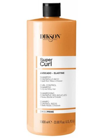 DIKSOPRIME Champú Curl Control con Aguacate y Elastina 1000 ML