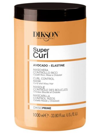 DIKSOPRIME Mascarilla Curl Control con Aguacate y Elastina 1000 ML