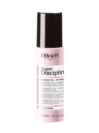 DIKSOPRIME Spray Termoprotector Anticrespo pera plancha y secador con Aceite de Coco y Arginina 150