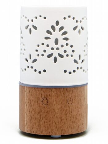 BRUMIZADOR AROMA LIGHT CERAMICA FLOWERS