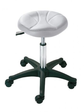 TABURETE ERGONÓMICO BLANCO MILO