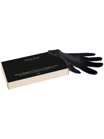 100 guantes de nitrilo – negros Tallas L
